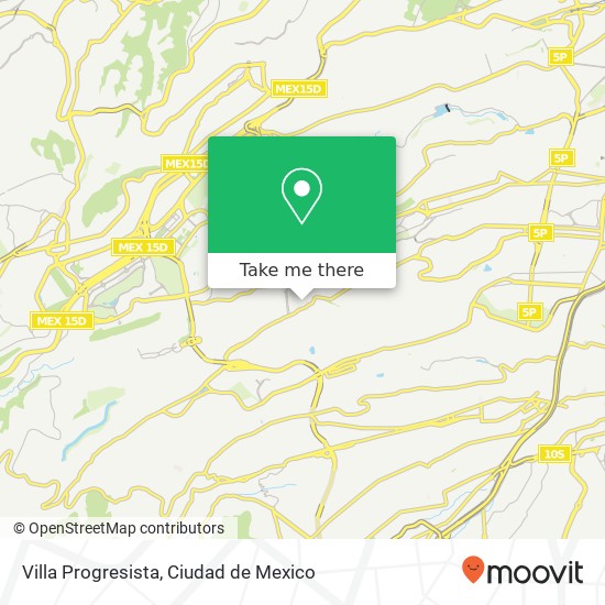 Villa Progresista map