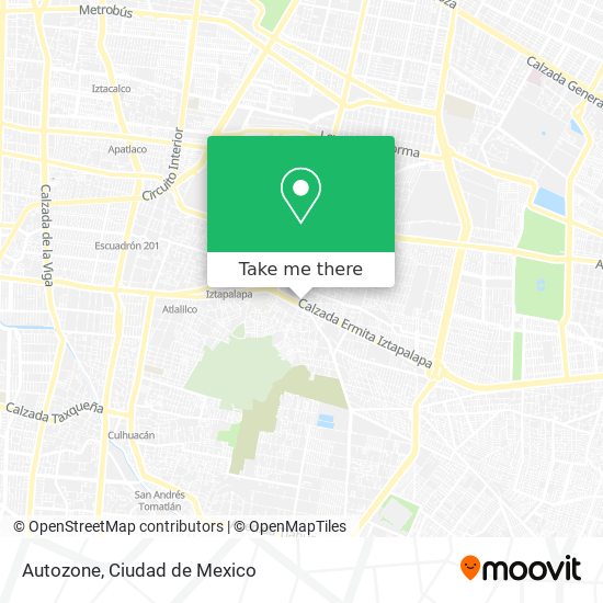 Mapa de Autozone