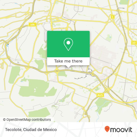 Mapa de Tecolote