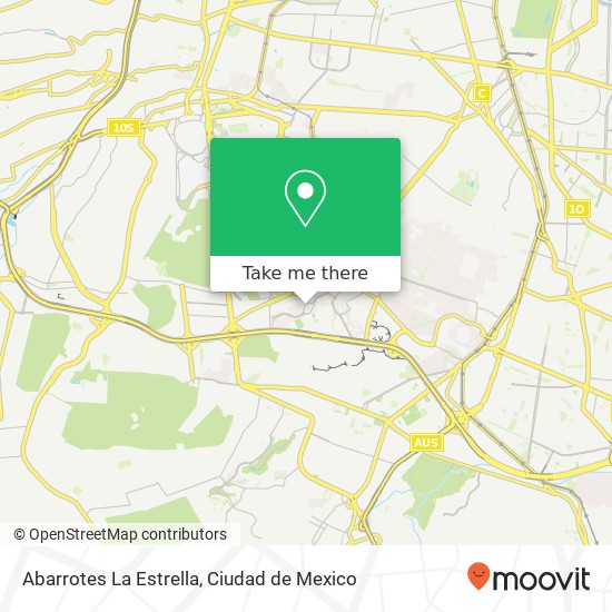 Abarrotes La Estrella map