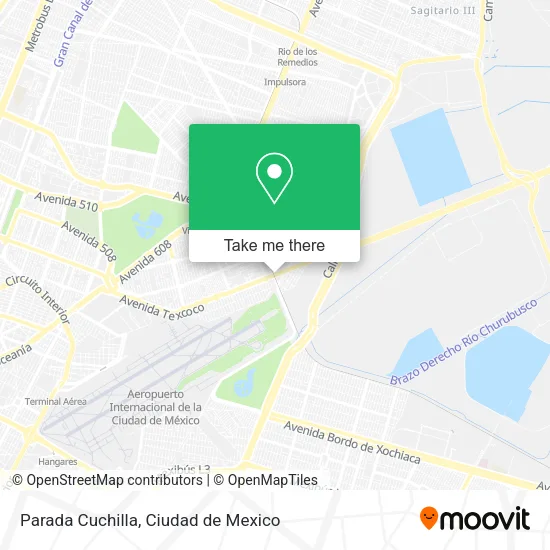 Parada Cuchilla map