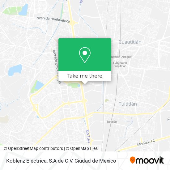 Mapa de Koblenz Eléctrica, S.A de C.V