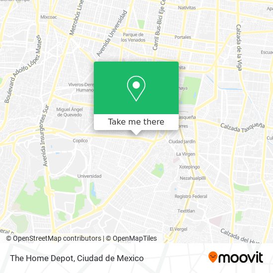 Mapa de The Home Depot