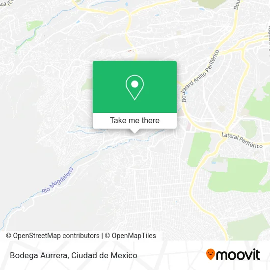 Bodega Aurrera map