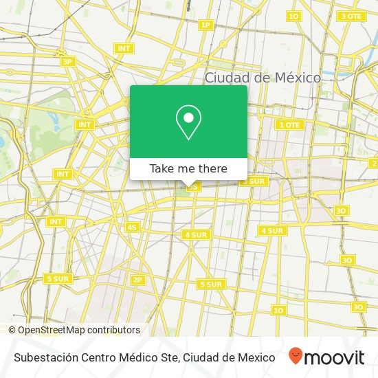 Subestación Centro Médico Ste map