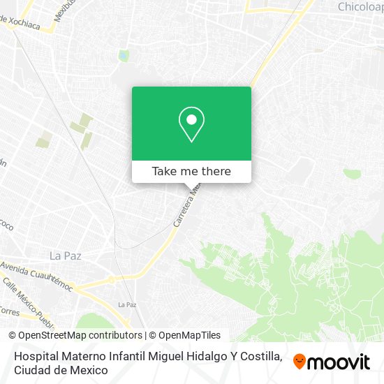 Hospital Materno Infantil Miguel Hidalgo Y Costilla map