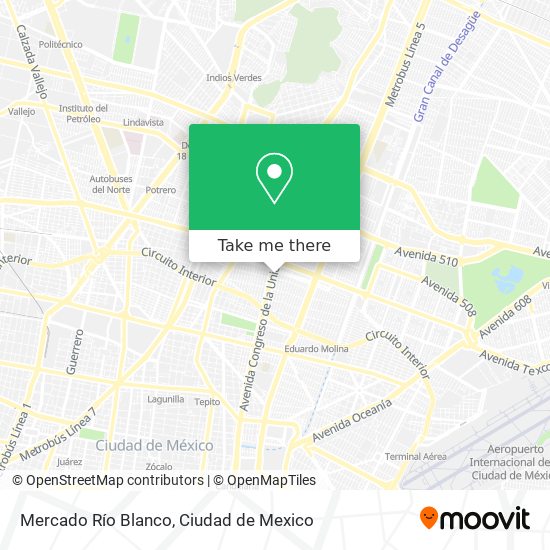 Mercado Río Blanco map