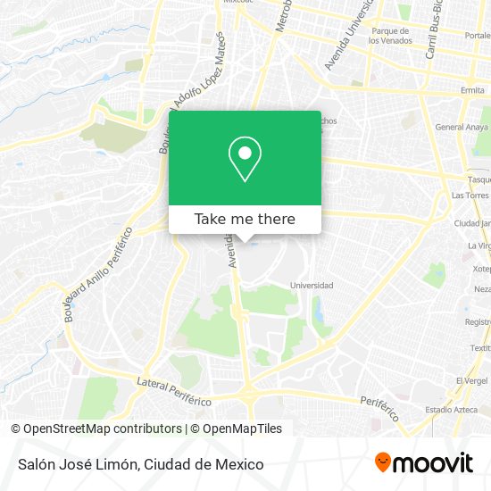 Salón José Limón map