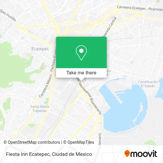 Fiesta Inn Ecatepec map