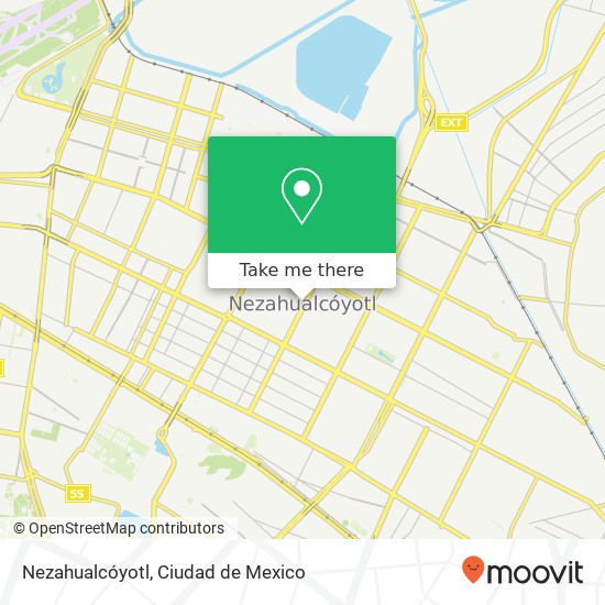 Nezahualcóyotl map