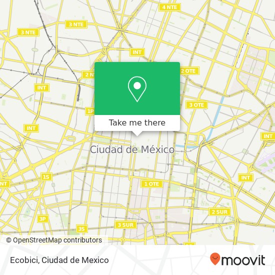 Ecobici map