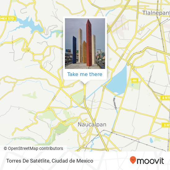 Torres De Satétlite map