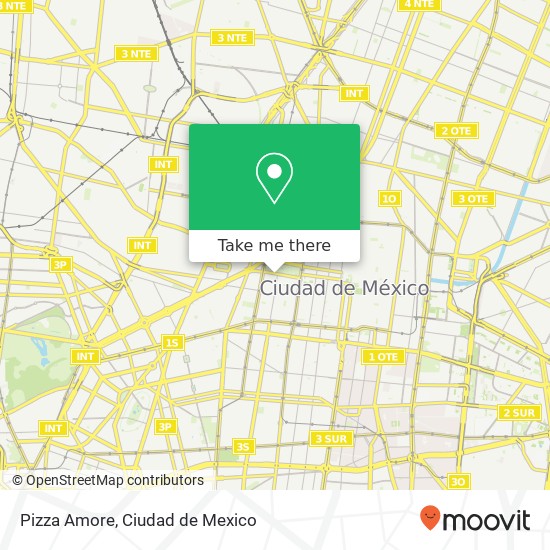 Pizza Amore map