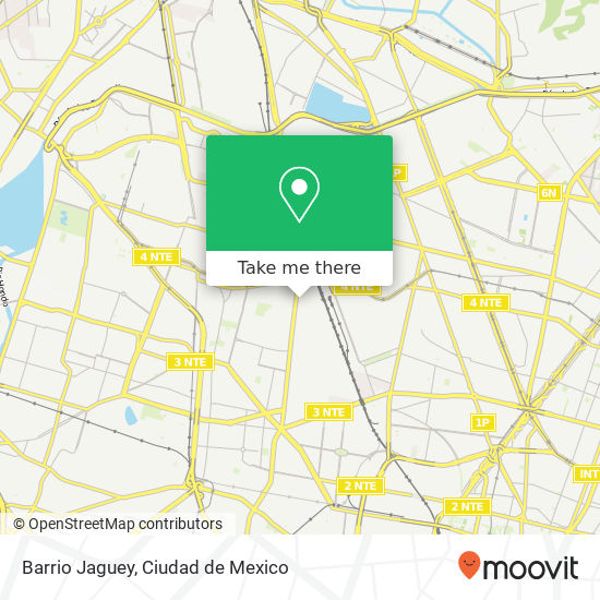 Barrio Jaguey map