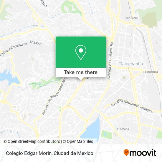 Colegio Edgar Morin map