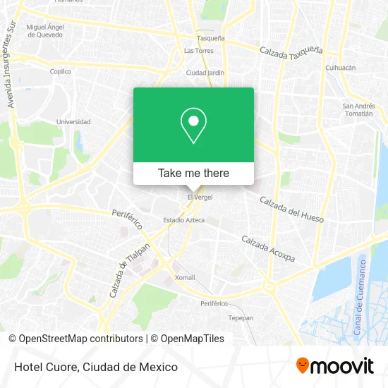 Mapa de Hotel Cuore