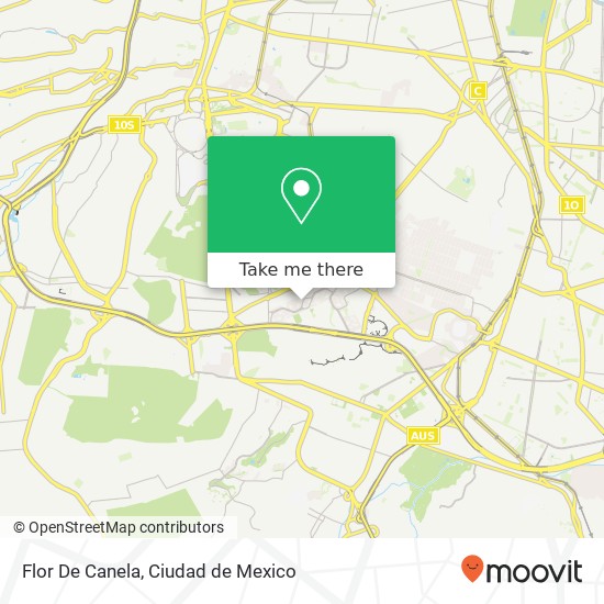 Flor De Canela map