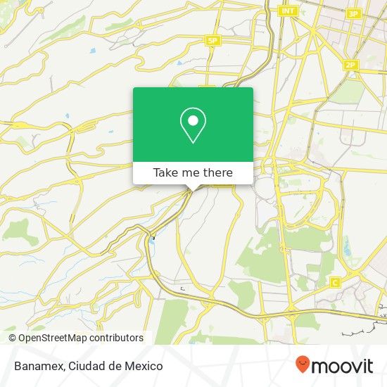 Banamex map