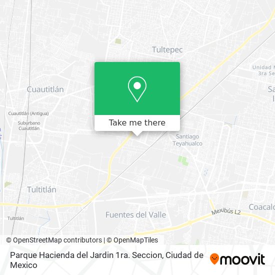 Mapa de Parque Hacienda del Jardin 1ra. Seccion