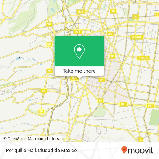 Periquillo Hall map