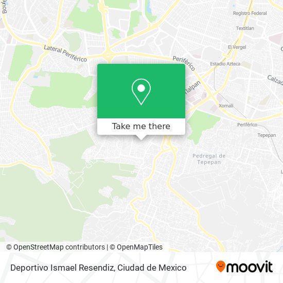 Deportivo Ismael Resendiz map