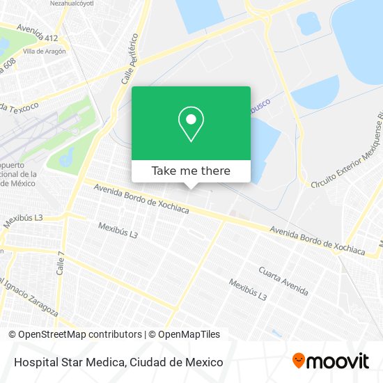 Mapa de Hospital Star Medica