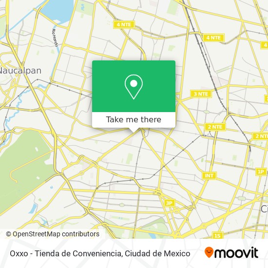 Mapa de Oxxo - Tienda de Conveniencia