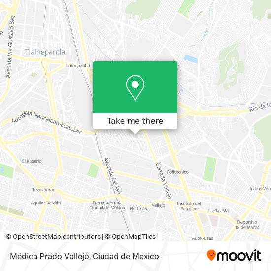 Médica Prado Vallejo map