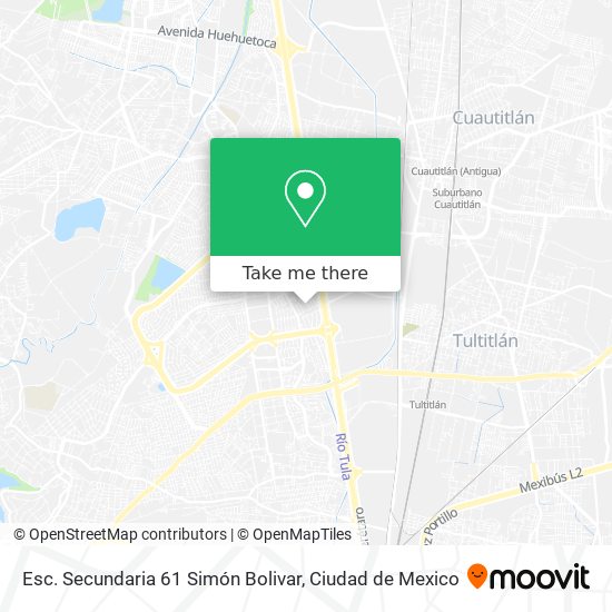 Esc. Secundaria 61 Simón Bolivar map