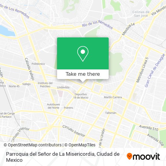 Parroquia del Señor de La Misericordia map