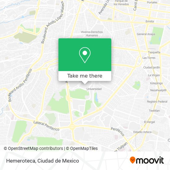 Mapa de Hemeroteca