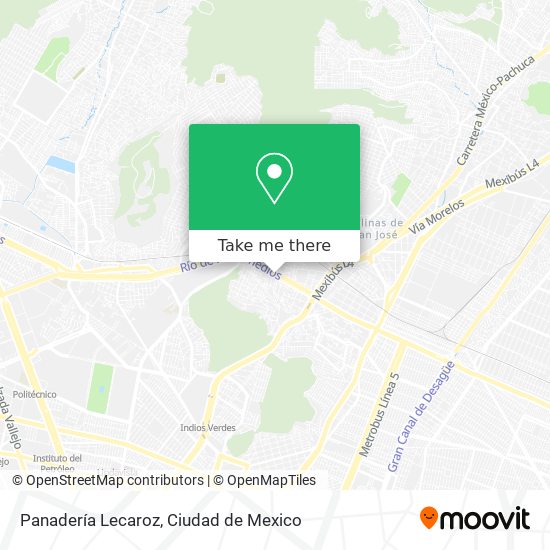 Panadería Lecaroz map