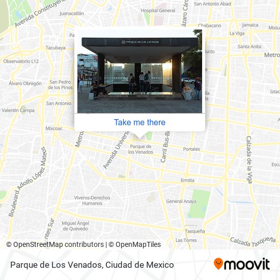 Parque de Los Venados map