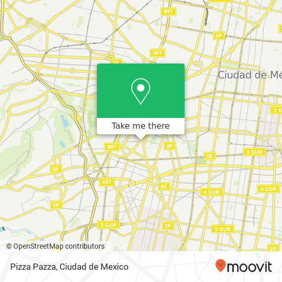 Pizza Pazza map