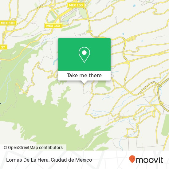 Lomas De La Hera map