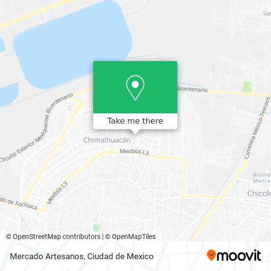 Mercado Artesanos map