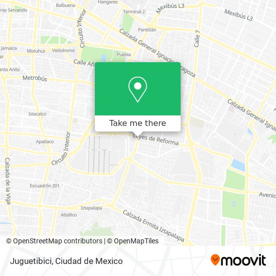 Mapa de Juguetibici