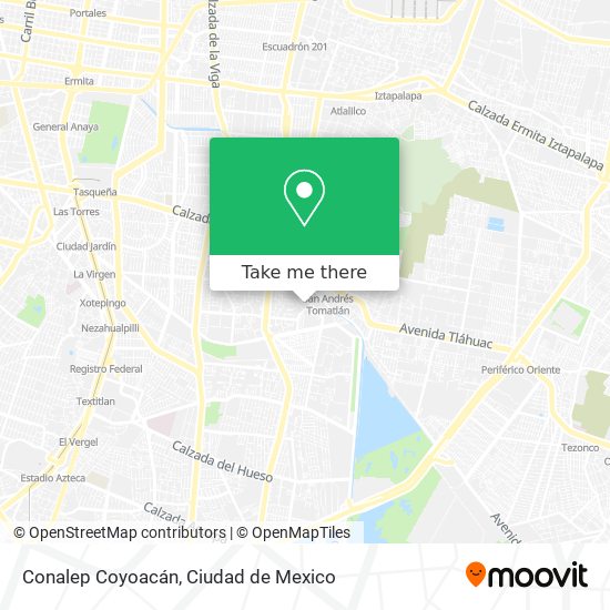 Conalep Coyoacán map
