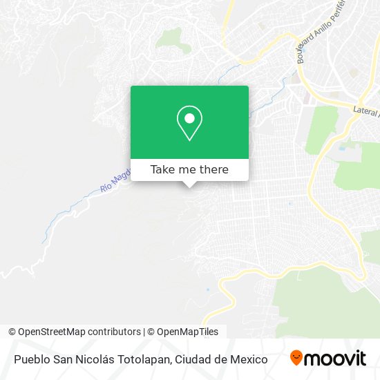 Pueblo San Nicolás Totolapan map
