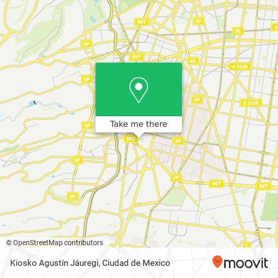 Mapa de Kiosko Agustín Jáuregi