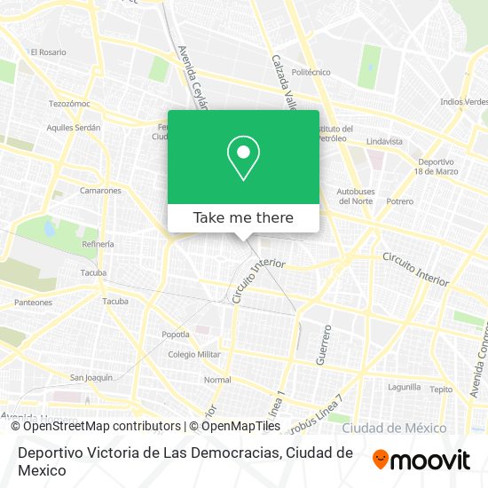 Deportivo Victoria de Las Democracias map