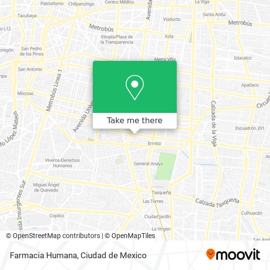 Farmacia Humana map