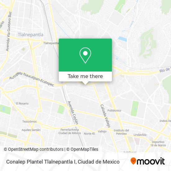 Conalep Plantel Tlalnepantla I map