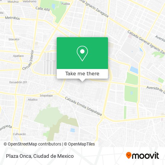 Plaza Onca map
