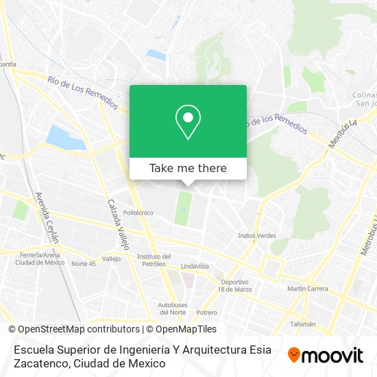Escuela Superior de Ingeniería Y Arquitectura Esia Zacatenco map