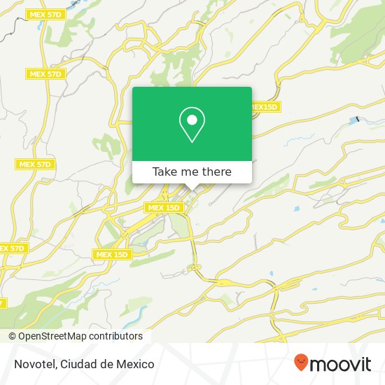 Mapa de Novotel