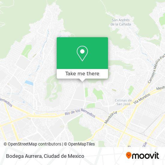 Bodega Aurrera map