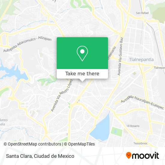 Santa Clara map