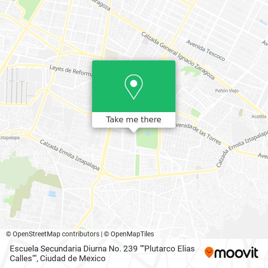 Escuela Secundaria Diurna No. 239 ""Plutarco Elias Calles"" map