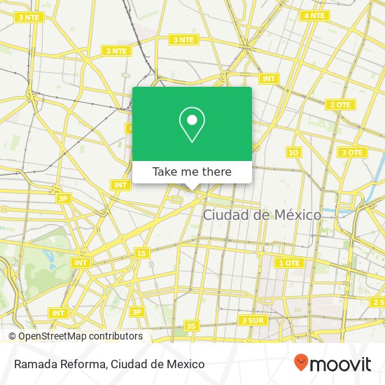 Ramada Reforma map